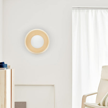 RingGlow | Elegant Round Ceramic Wall Light