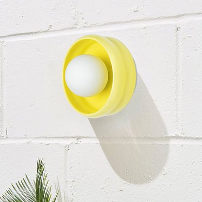 RingGlow | Elegant Round Ceramic Wall Light