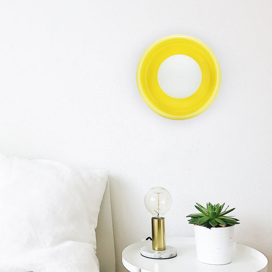 RingGlow | Elegant Round Ceramic Wall Light