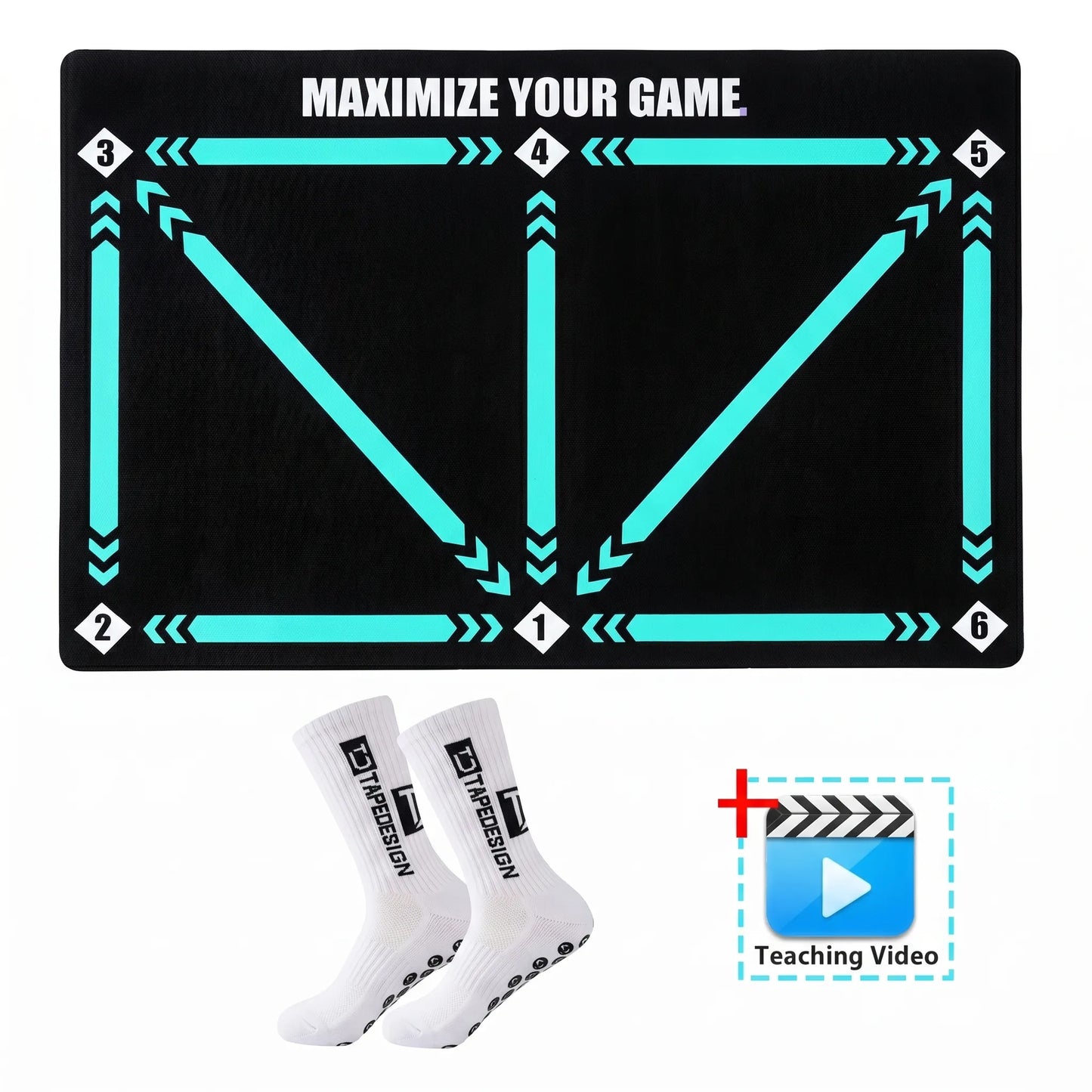 Dribblio - Indoor Football Training Mat
