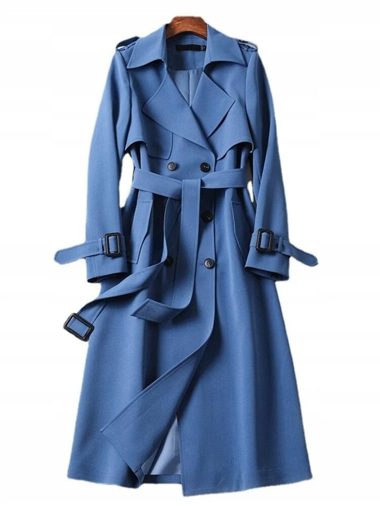 Variant image for Paige Women's Double-Breasted Trench Coat - Elegant Winter Outerwear-22