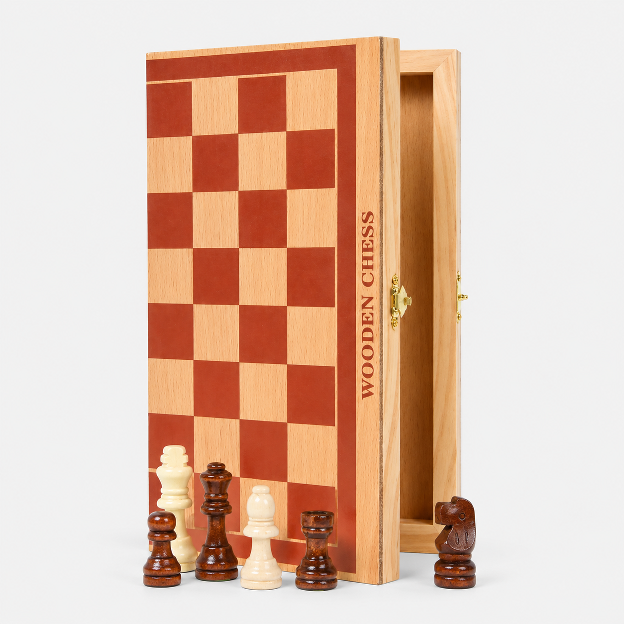 EliteSquare | Luxury Chess Set – Durable Wooden Board & Detailed Pieces4