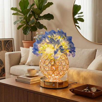 Floraura - Floral Design Rechargeable Table Lamp1