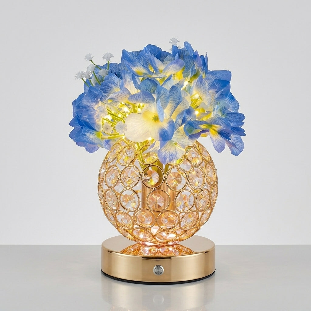 Floraura - Floral Design Rechargeable Table Lamp2