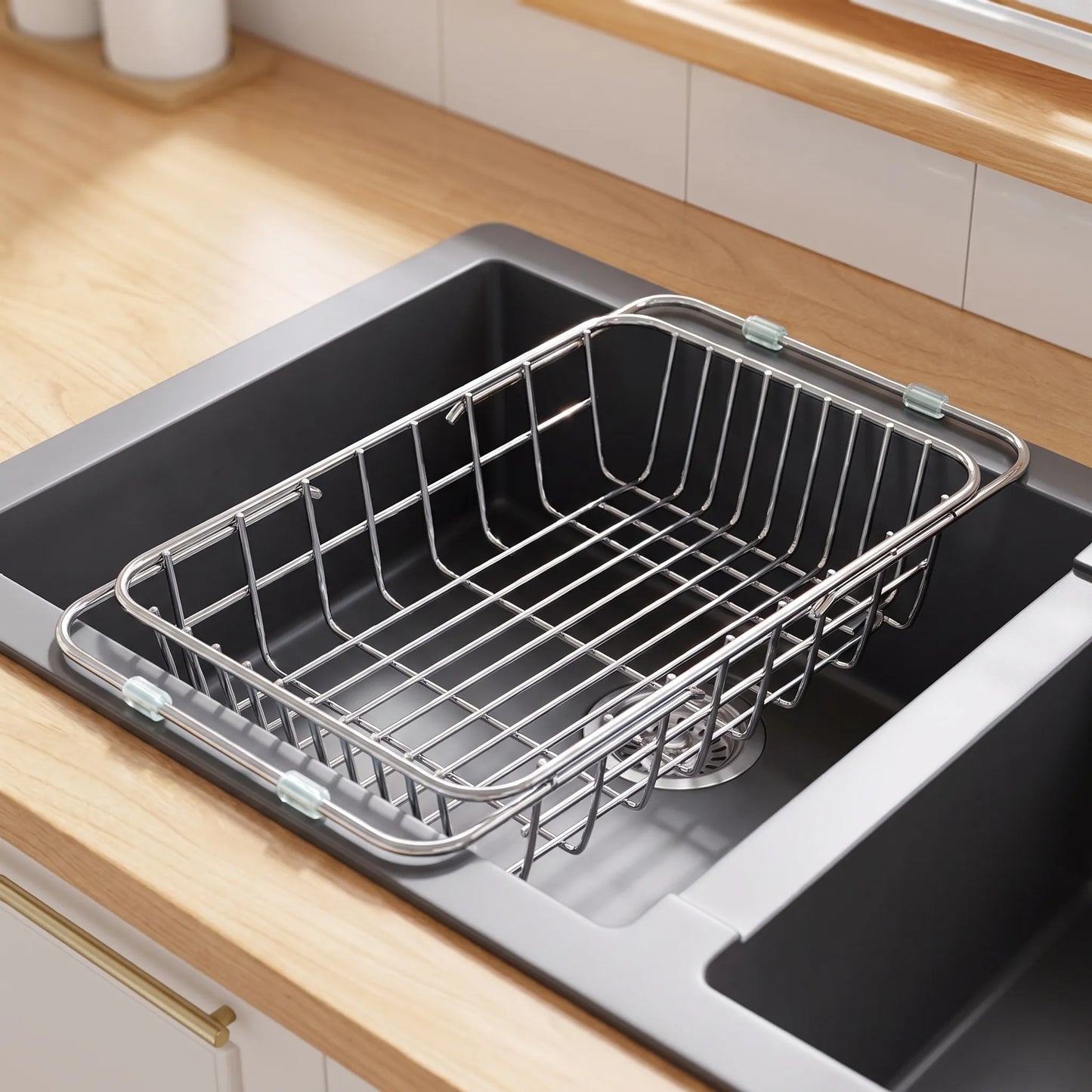 Flowrak - Expandable Over The Sink Dish Drainer