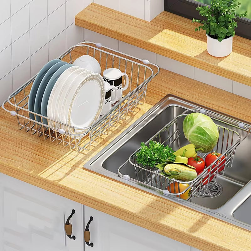 Flowrak - Expandable Over The Sink Dish Drainer