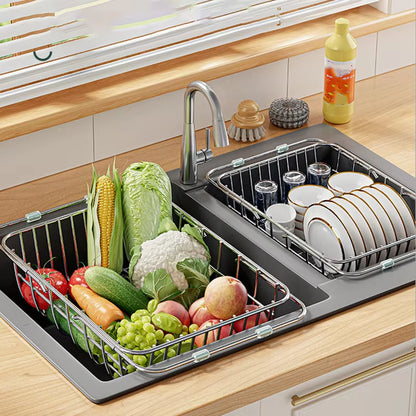 Flowrak - Expandable Over The Sink Dish Drainer