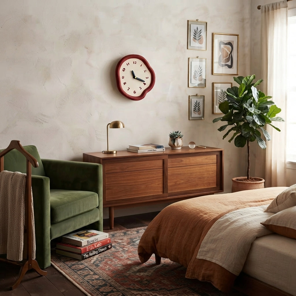 Fluxis - Funky Asymmetrical Melting Wall Clock8
