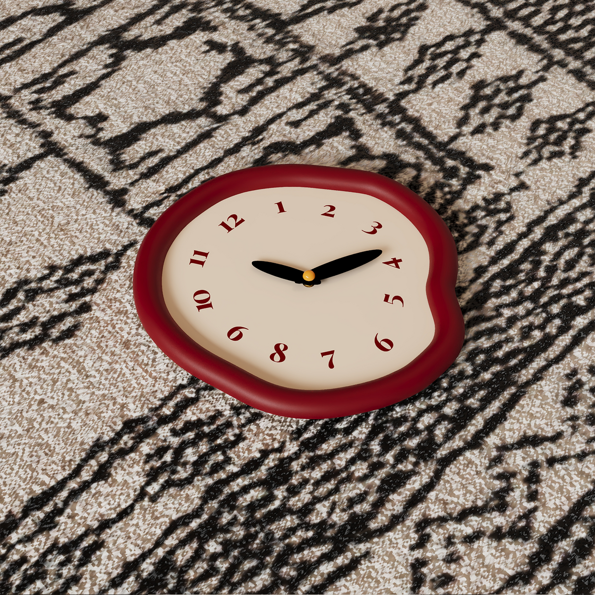 Fluxis - Funky Asymmetrical Melting Wall Clock