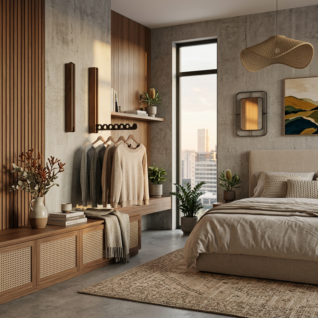 Foldwood - Wooden Coat Rack Wall Mounted