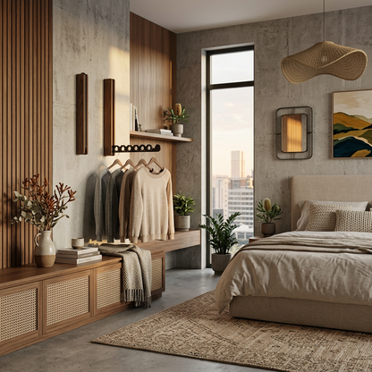 Foldwood - Wooden Coat Rack Wall Mounted