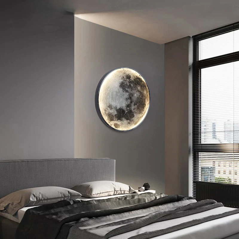 LunarHalo | Serene Moonlight LED Wall Lamp