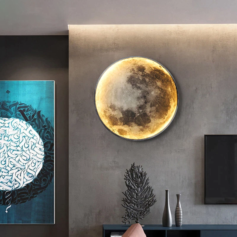 LunarHalo | Serene Moonlight LED Wall Lamp