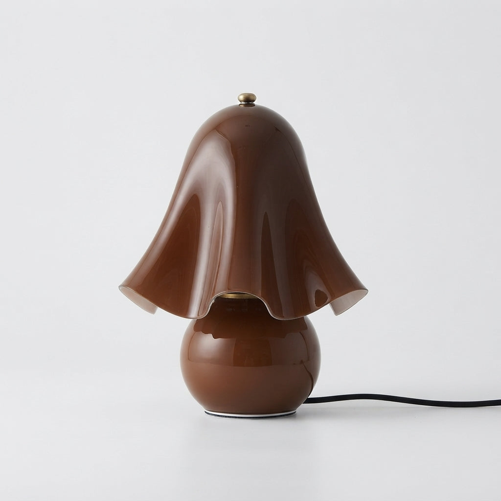 Radiance - Mushroom-Shaped Glass Table Lamp