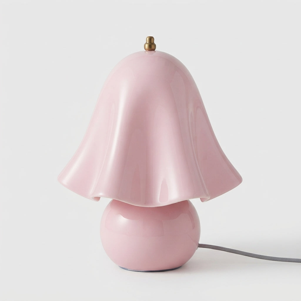 Radiance - Mushroom-Shaped Glass Table Lamp