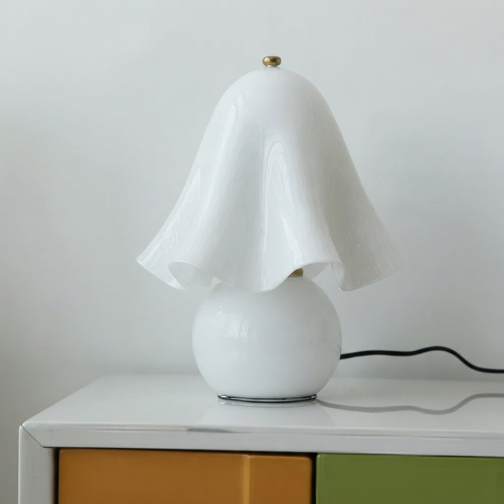 Radiance - Mushroom-Shaped Glass Table Lamp