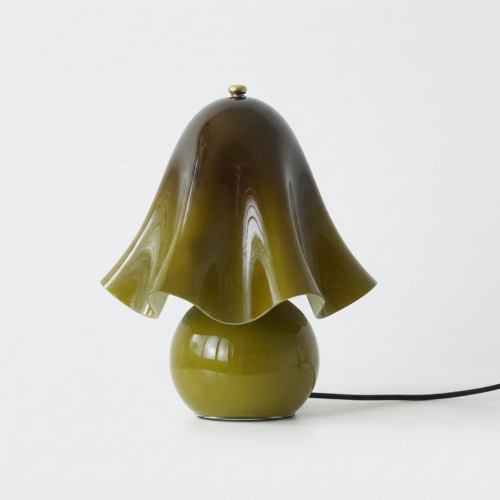 Radiance - Mushroom-Shaped Glass Table Lamp