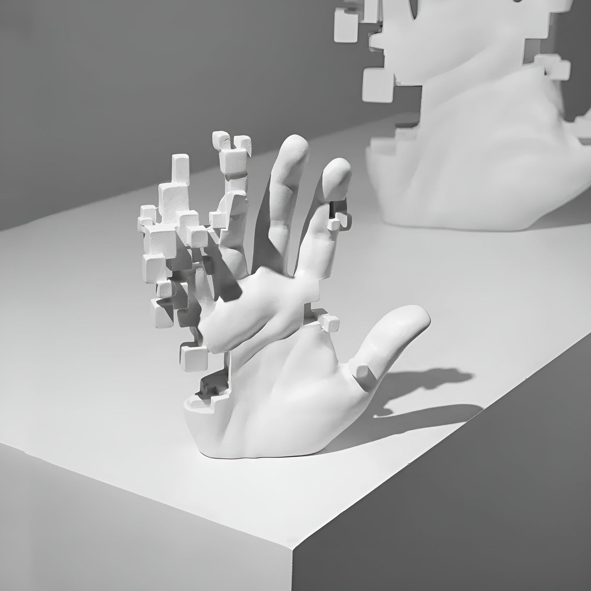 GeoGlitch | Modern Glitch Art Sculpture4