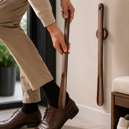 Glidora - Extra-Long Magnetic Wall-Mounted Shoehorn