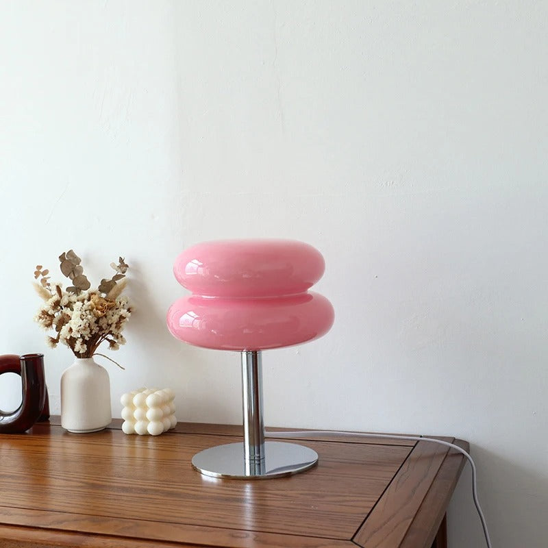 GlowLuxe | Funktionale und Moderne Glas-Tischlampe7