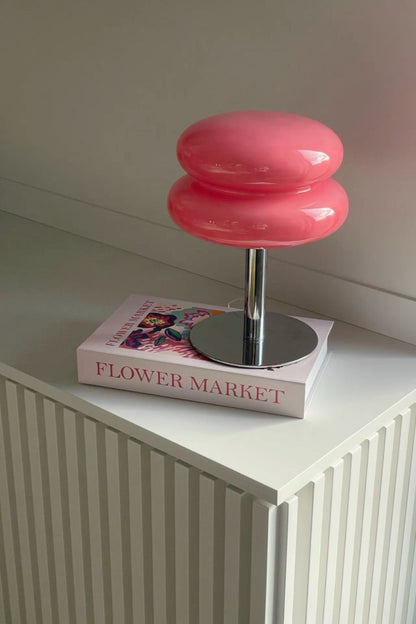 GlowLuxe | Funktionale und Moderne Glas-Tischlampe8