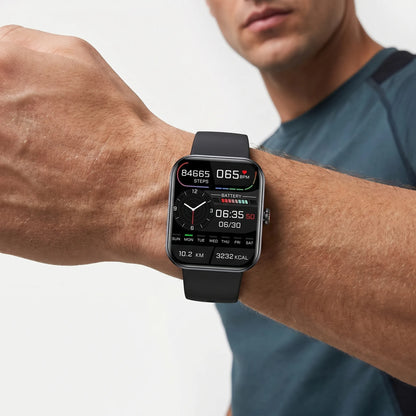 Glucora - Rectangular Digital Smartwatch