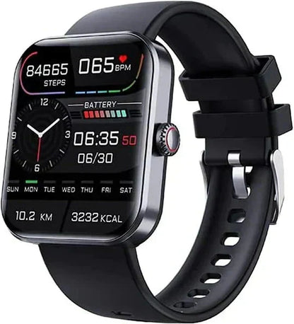 Glucora - Rectangular Digital Smartwatch