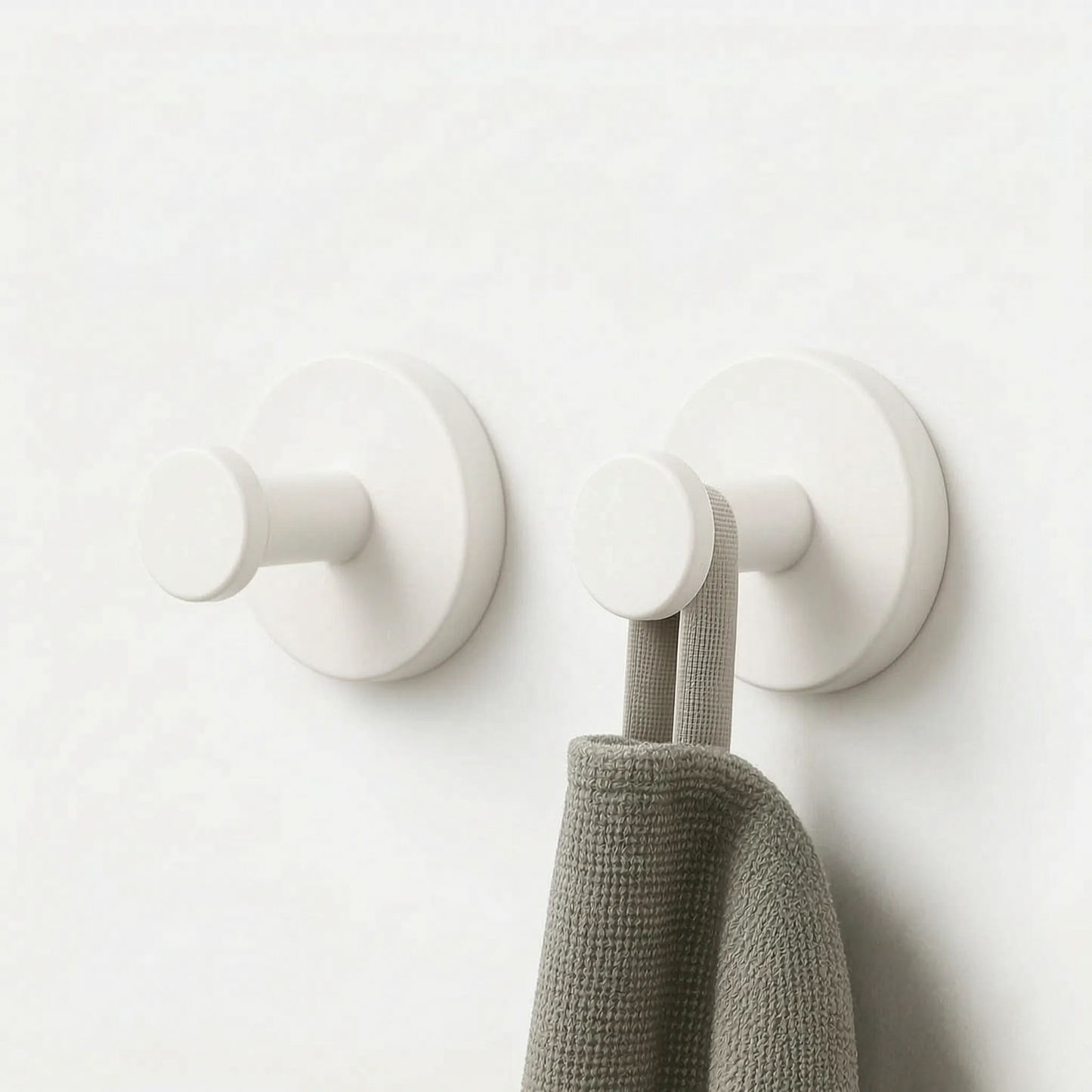 Gripza - Minimalist Adhesive Round Wall Hook