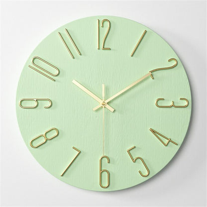 RegalTime | Modern Wall Clock with Gold Accent