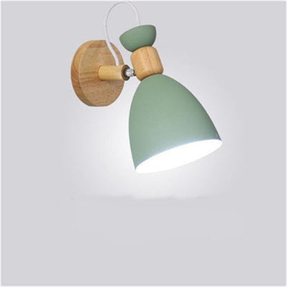 NordWood | Modern LED Wood Bedroom Wall Light Lamp