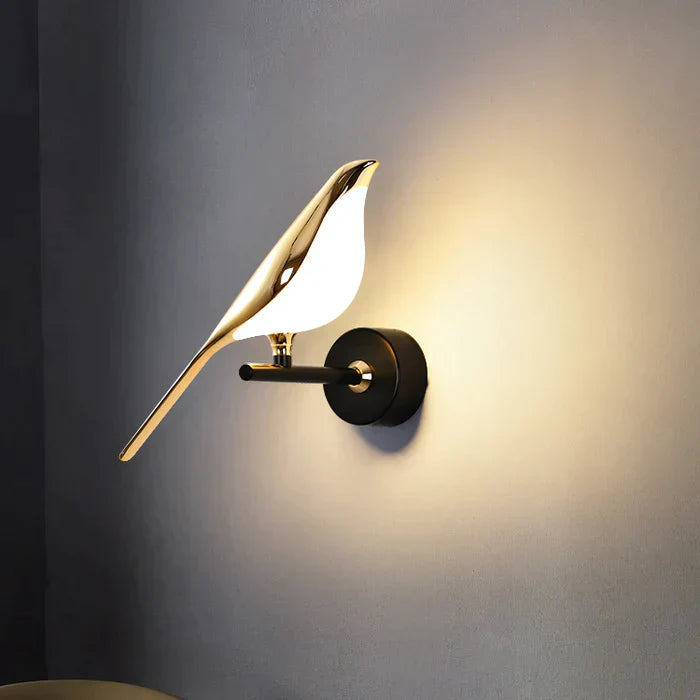 FeatherLight | Artistic Bird Wall Lamp