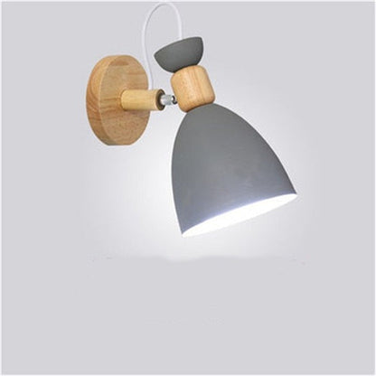 NordWood | Modern LED Wood Bedroom Wall Light Lamp
