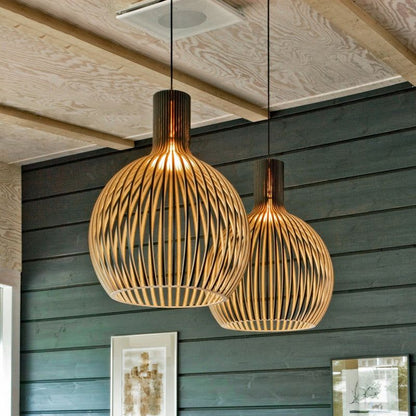 LignaLuxe | Handmade Wooden Pendant Light