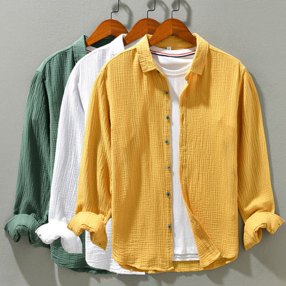 Classic Men's Soft Cotton Shirt - Comfortable Everyday Wear T-Shirt-6