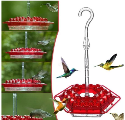 Hexaport - Hexagonal Hanging Bird Feeder