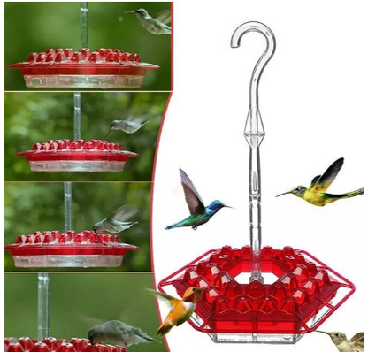Hexaport - Hexagonal Hanging Bird Feeder