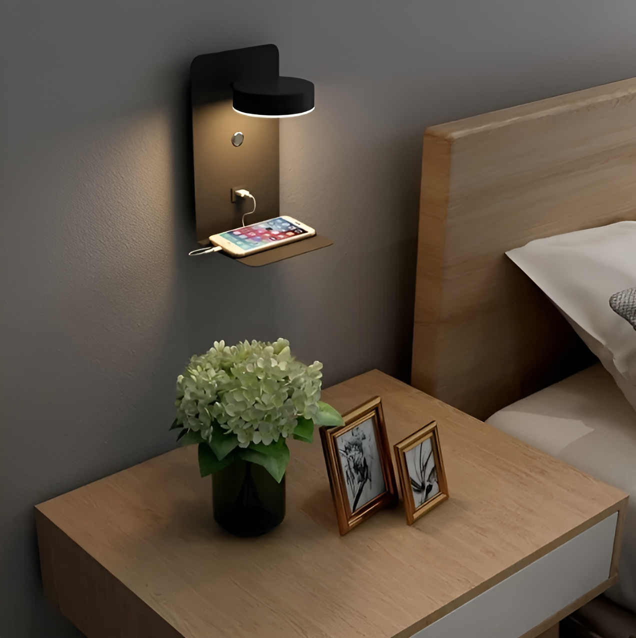 DazzleShelf | Minimalist & USB Rechargeable Night Light