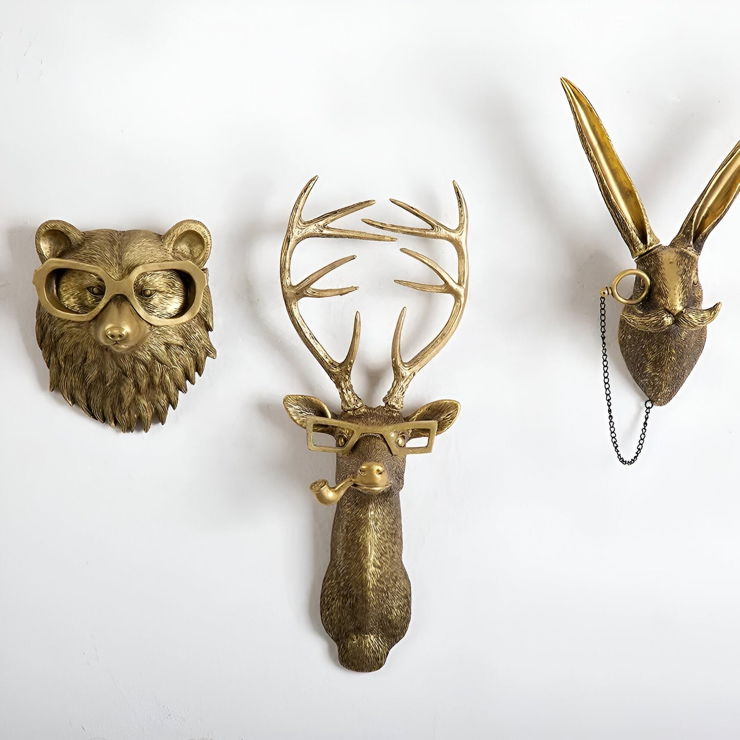 GoldenHead | Artistic Wall Hook and Organizer