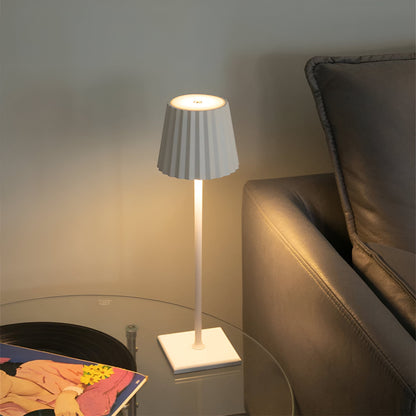 ZigzagGlow | Touch Control & Wireless Table Lamp