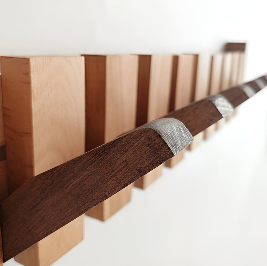 HarmonyHooks | Elegant Piano Key Wall Shelf