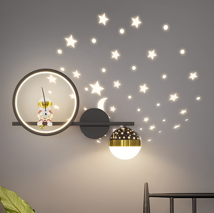 GalacticGleam | Cozy Light Children's Wall Lamp