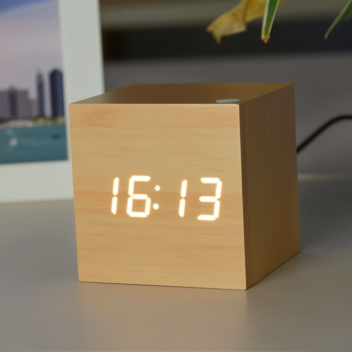 WoodTime | Elegant Digital LED Wood Clock