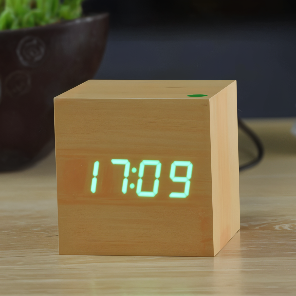 WoodTime | Elegant Digital LED Wood Clock