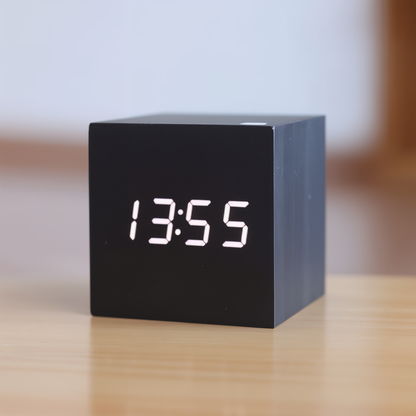 WoodTime | Elegant Digital LED Wood Clock