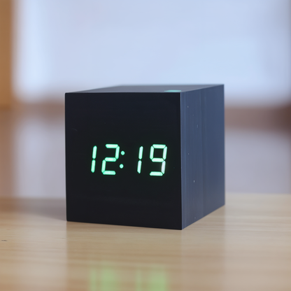 WoodTime | Elegant Digital LED Wood Clock