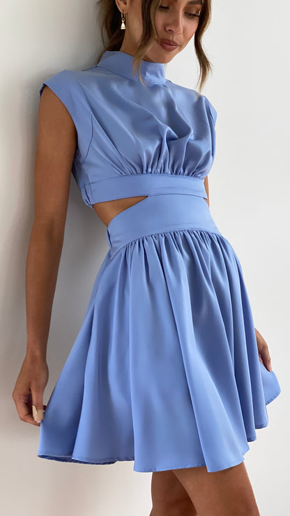 ChicVibe | Elegant Mini Dress with a Feminine Silhouette