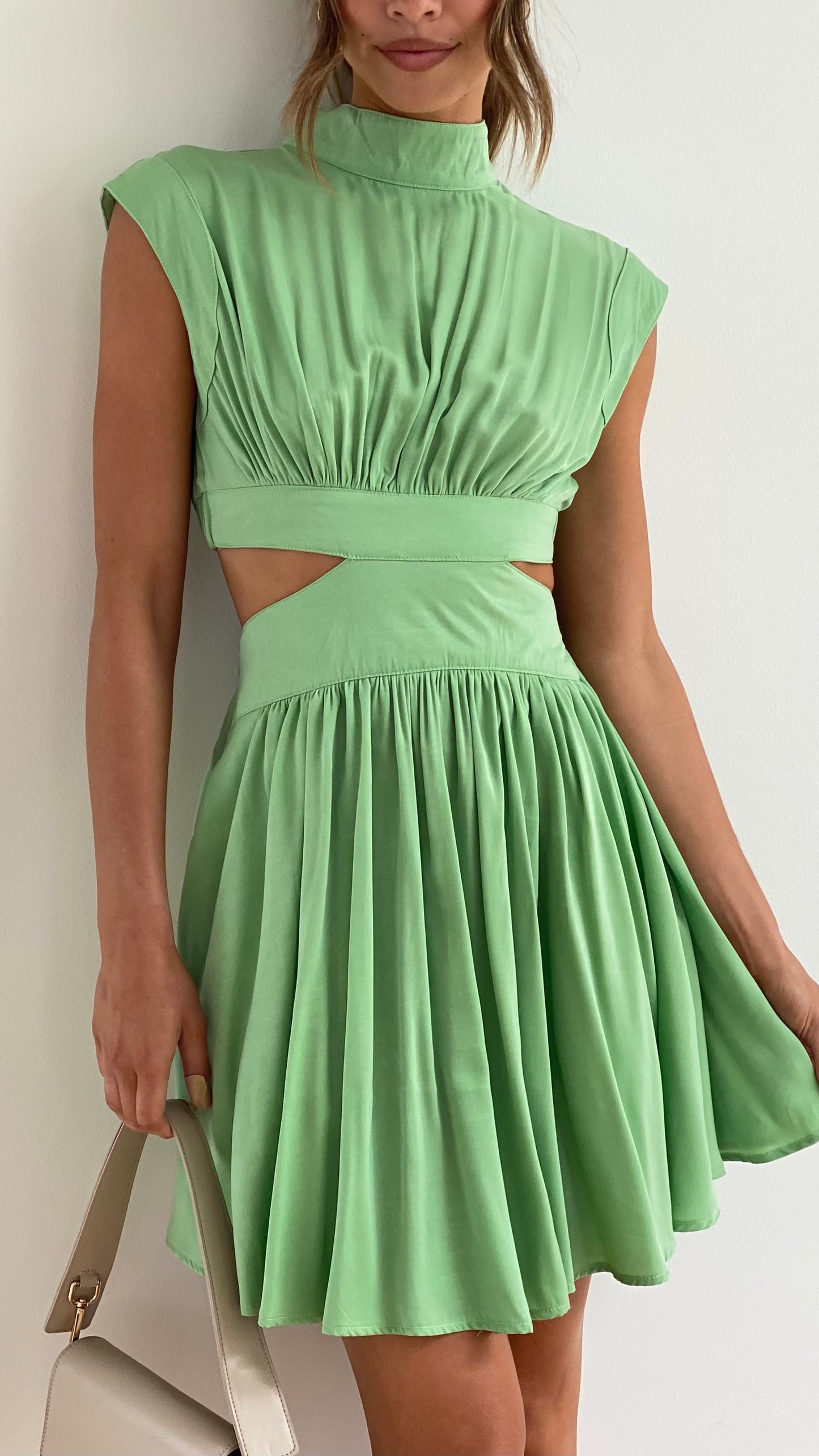 ChicVibe | Elegant Mini Dress with a Feminine Silhouette
