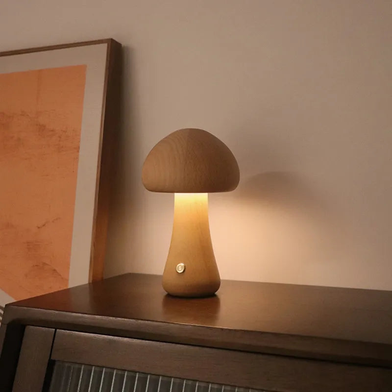 Mushglow | Unique wireless mushroom lamp