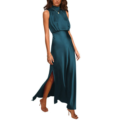 Amélie | Women's Maxi Dress – Elegant Halter Neckline for Formal Events-6