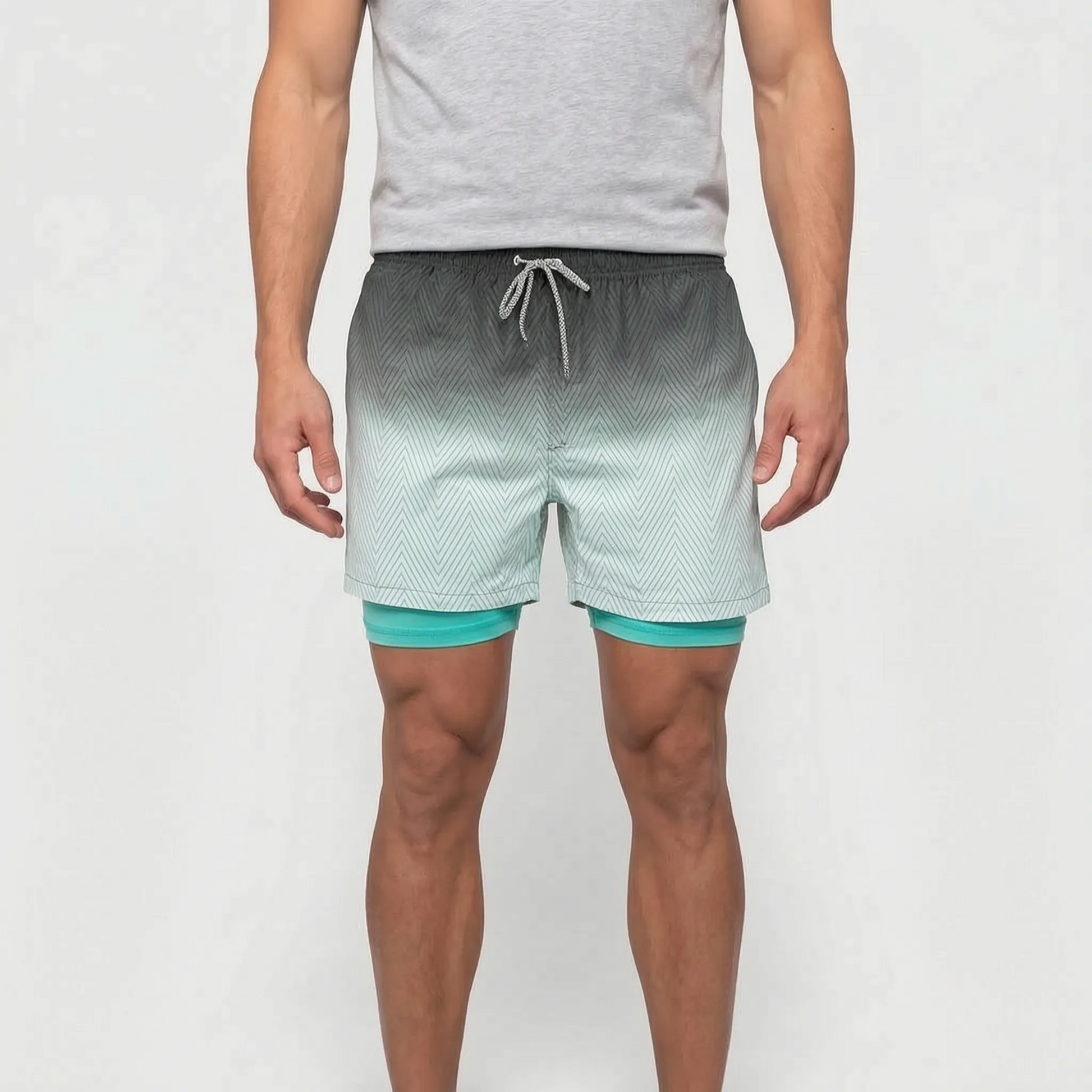Jovan - Tropical Print Men's Swim Shorts